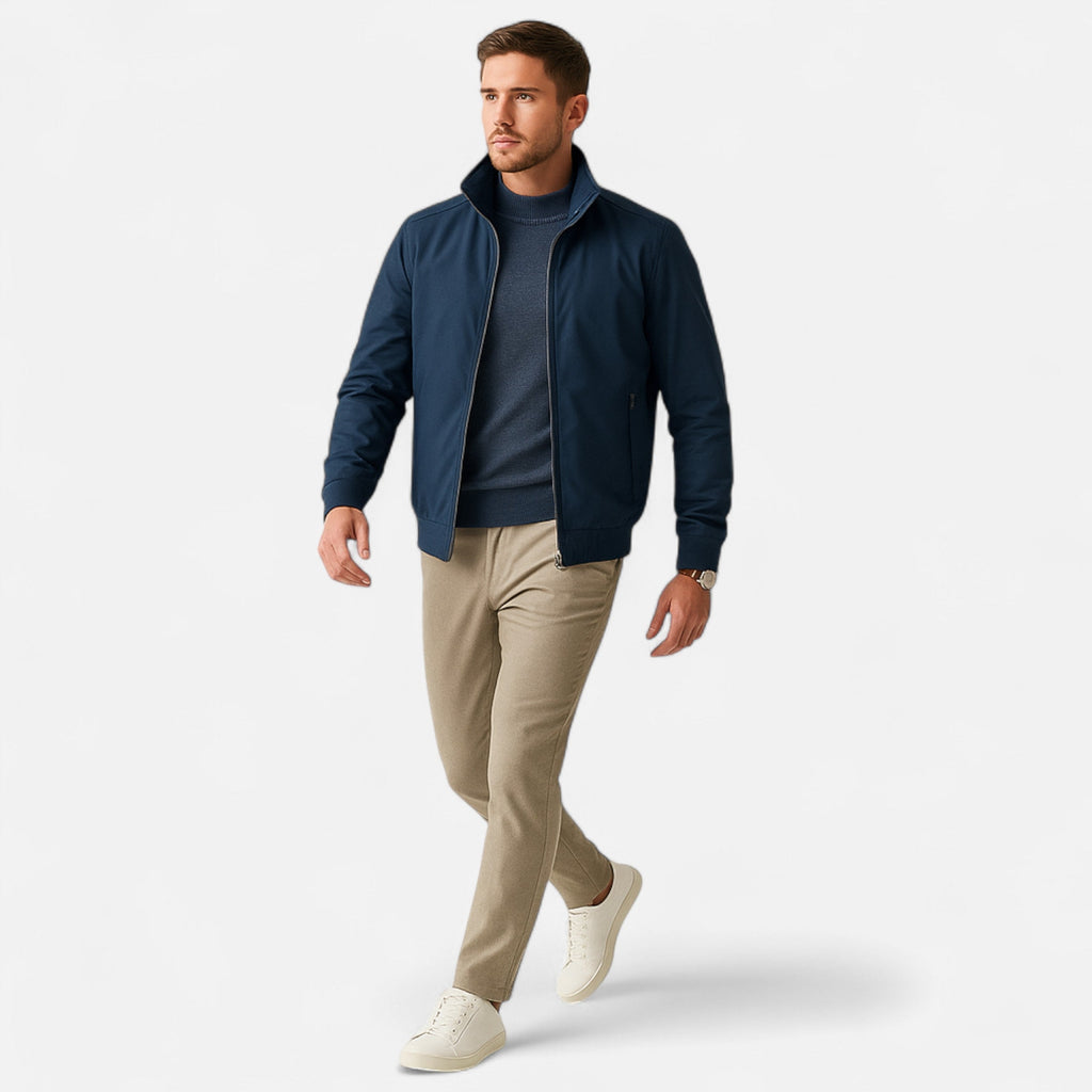 Men's Slim-Fit Bomber Jacket