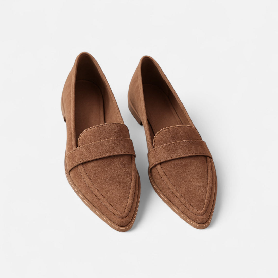 Women’s Classic Slip-on Business Formal Pointed-Toe Loafers