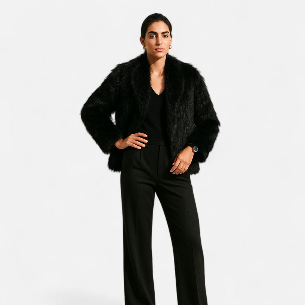 Women's Plush Faux Fur Winter Coat