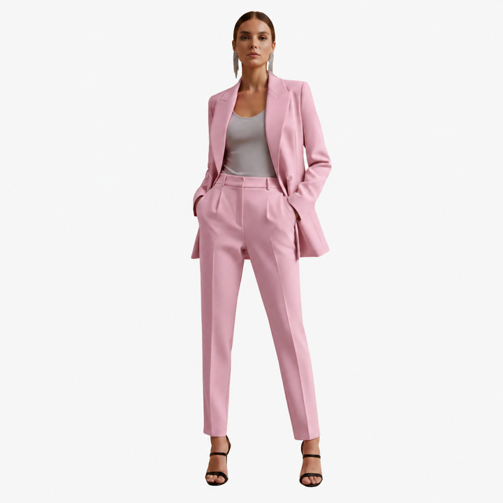 Tailored Double Breasted Suit Set