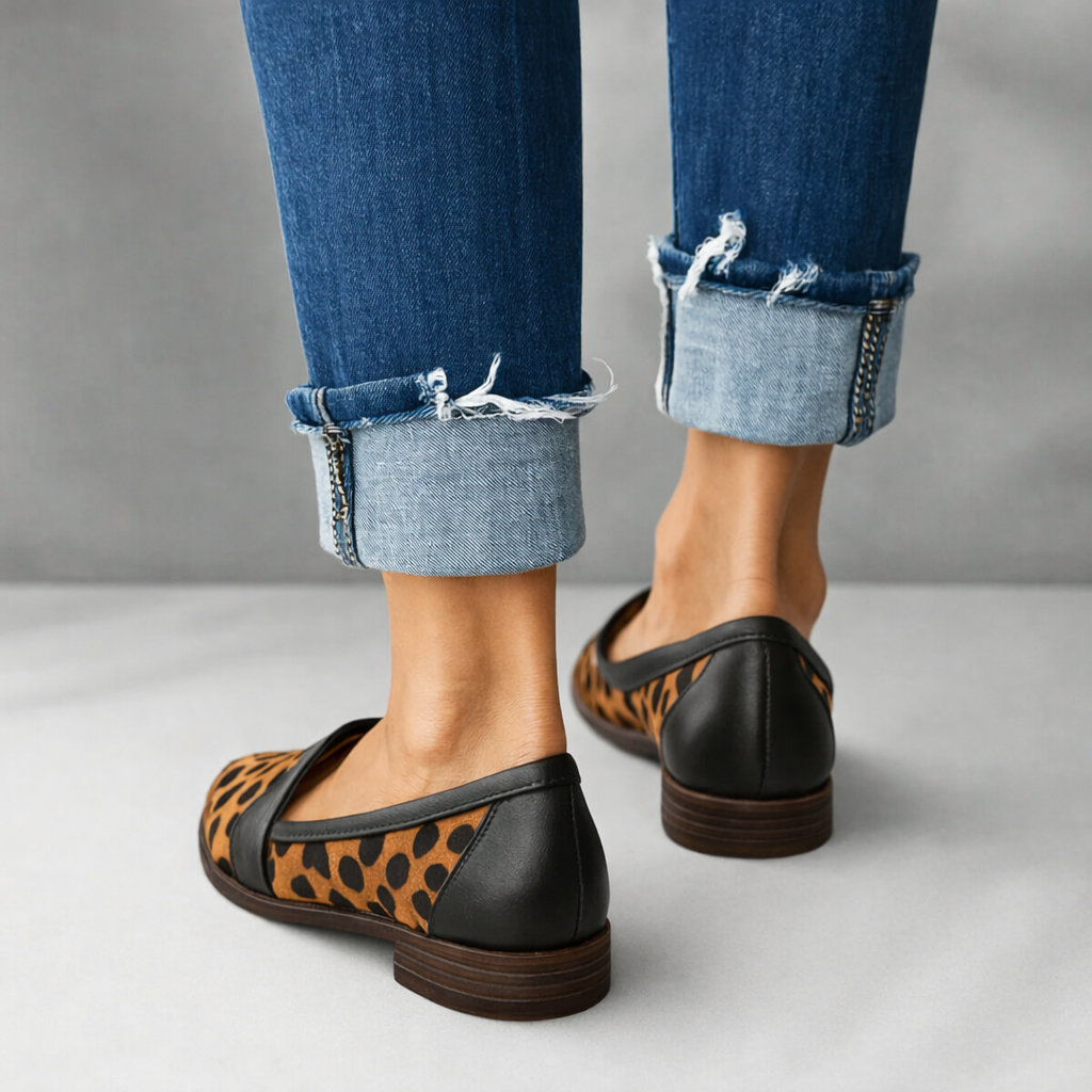 Mocasines cómodos de punta elegante