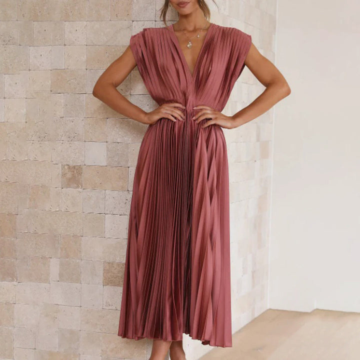 Vestido largo para invitada de boda Soft Flow con ajuste elegante