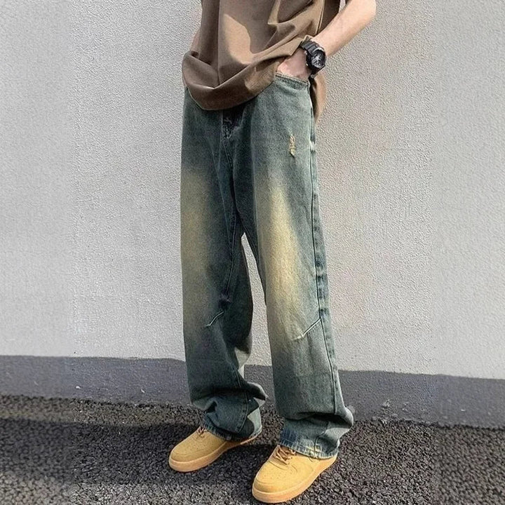Men's Modern Loose Everyday Long Baggy Jeans
