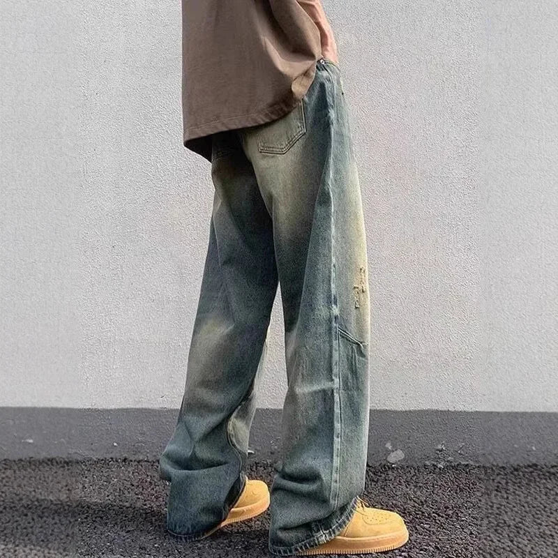 Men's Modern Loose Everyday Long Baggy Jeans