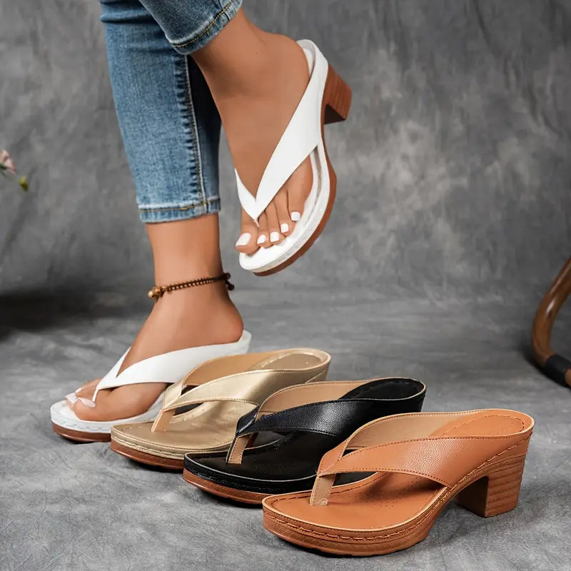 Pantuflas ortopédicas para talón con soporte suave