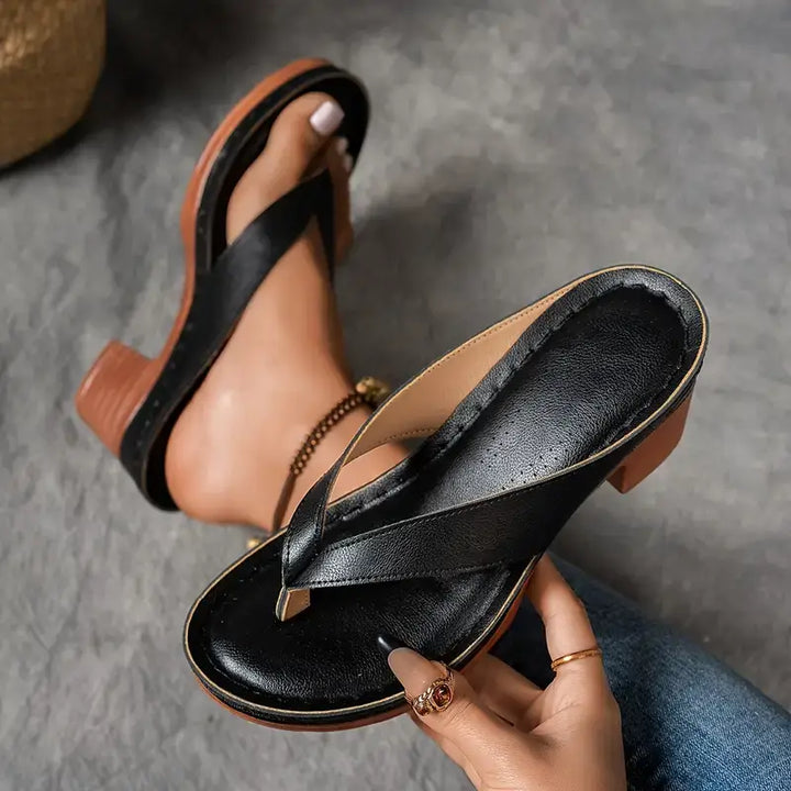 Pantuflas ortopédicas para talón con soporte suave