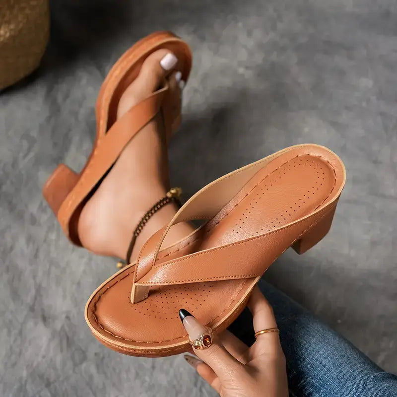Pantuflas ortopédicas para talón con soporte suave
