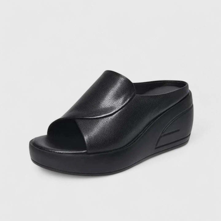 Sandalias ortopédicas con cuña cómoda