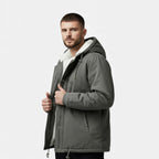 Men's Lamb Fleece Hooded Winter Coat