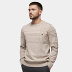 Men's Slim Fit Structured Knit Sweater