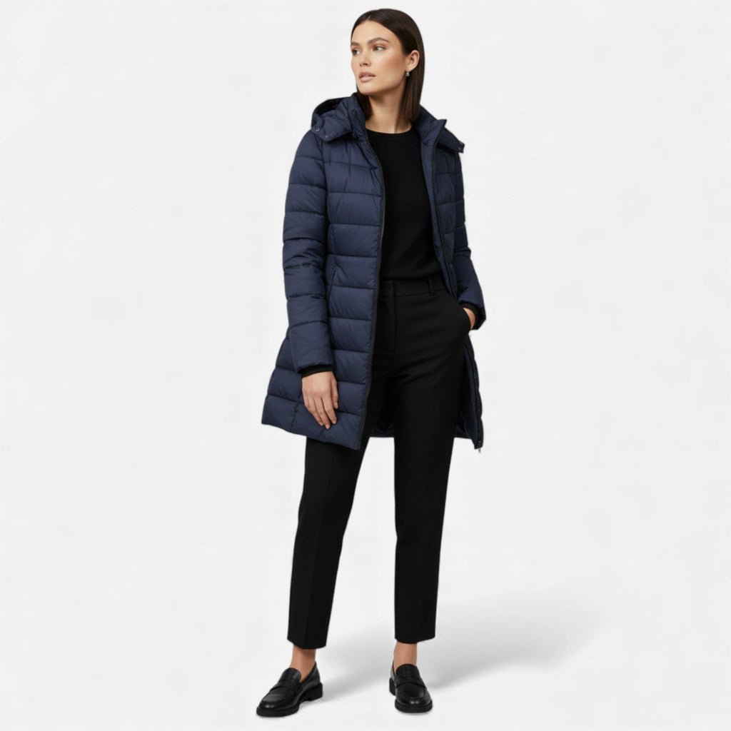 Women's Quilted Cotton Blend Autumn Winter Jacket
