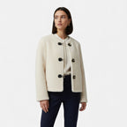 Women's Faux Fur Toggle Button Jacket