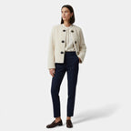 Women's Faux Fur Toggle Button Jacket