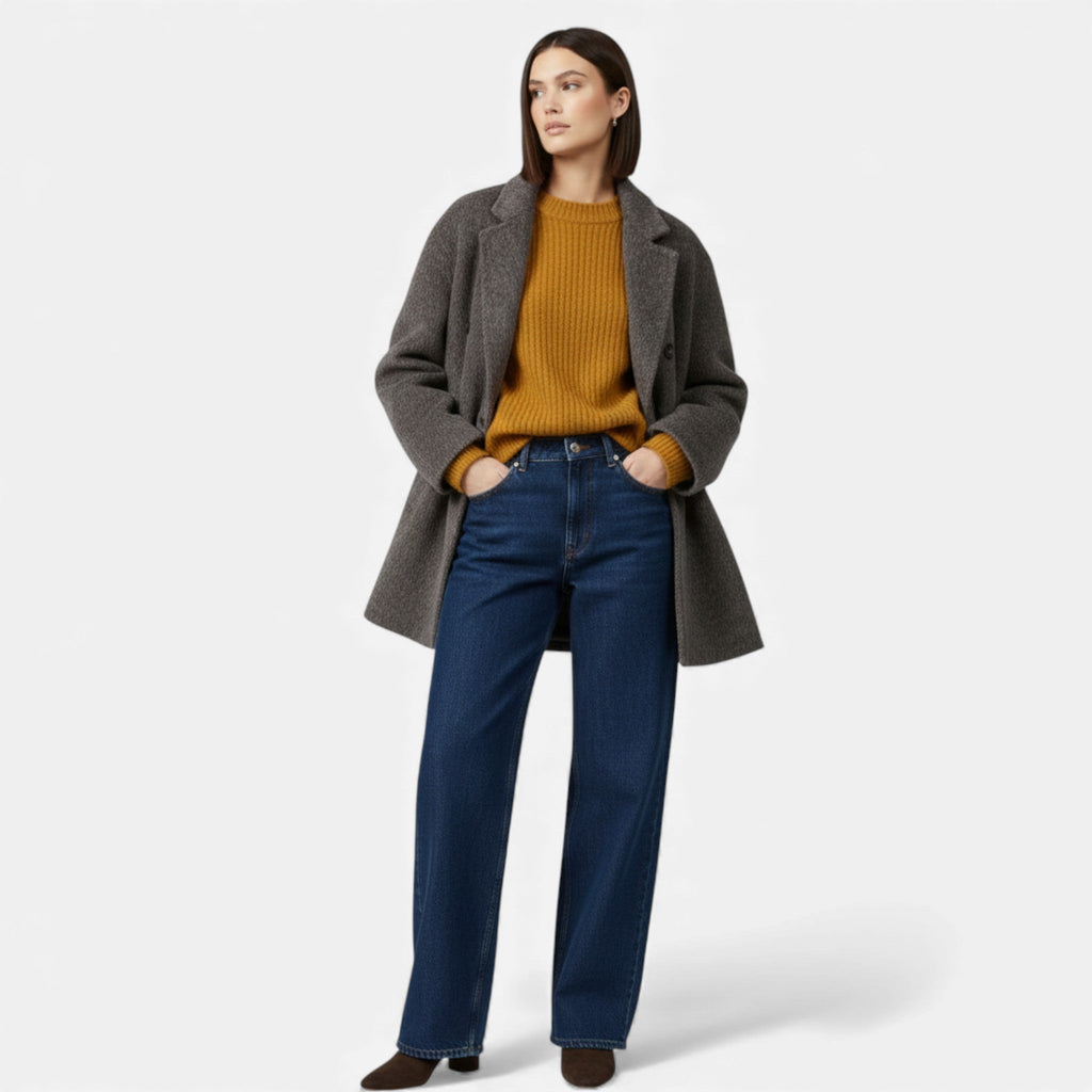 Women's Wool-Blend Winter Coat