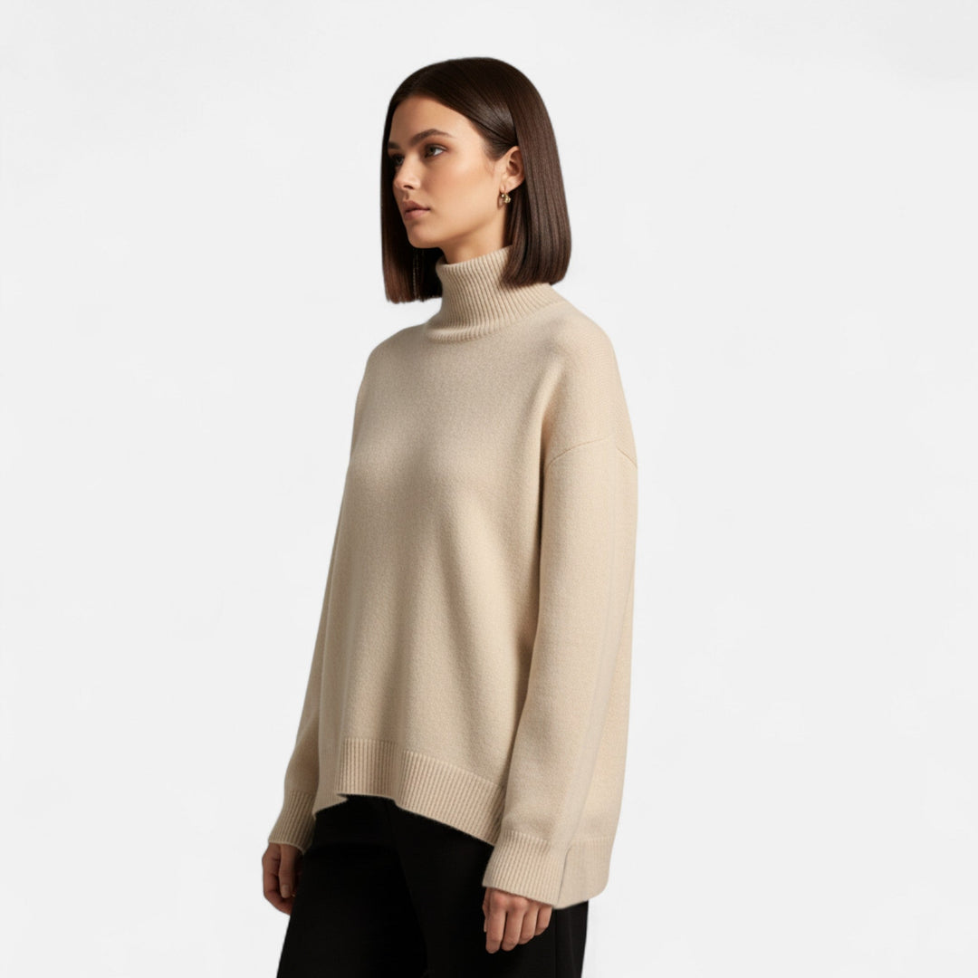 Women's Exquisite Warm Knitted Turtleneck Sweater