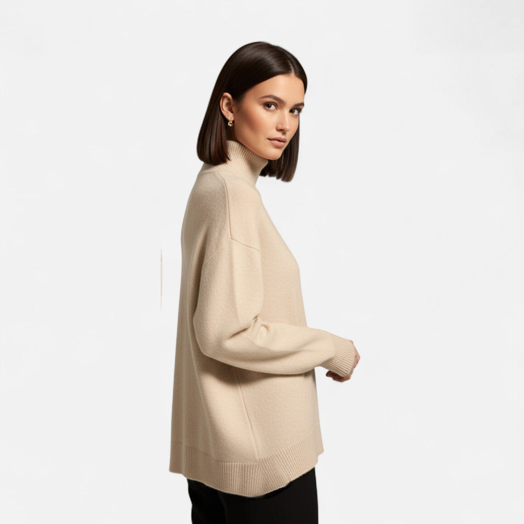 Women's Exquisite Warm Knitted Turtleneck Sweater