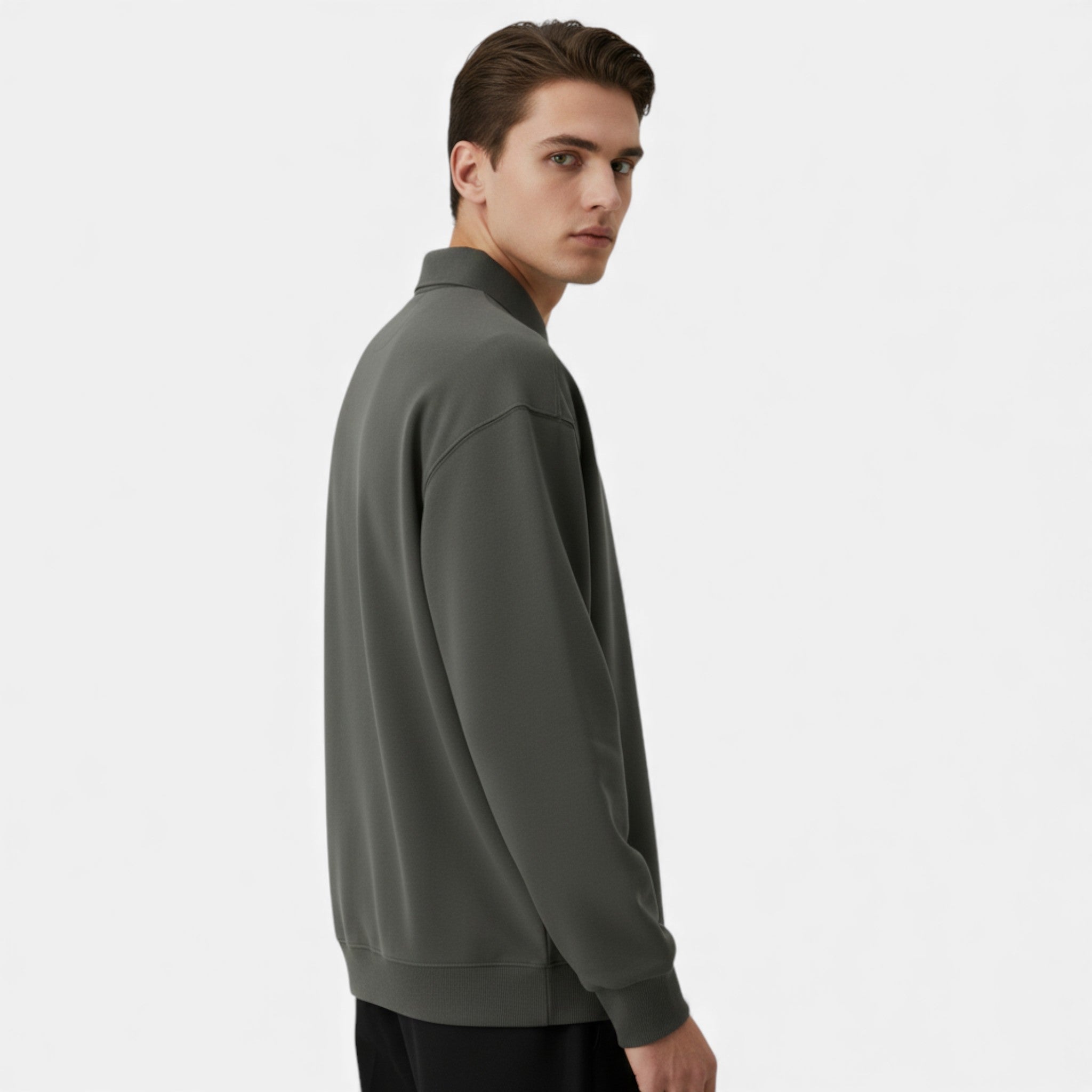 Men's Polo Knit Sweater