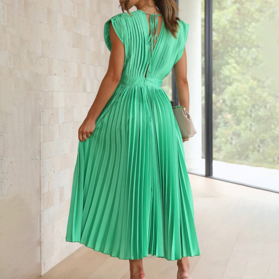 Vestido largo para invitada de boda Soft Flow con ajuste elegante