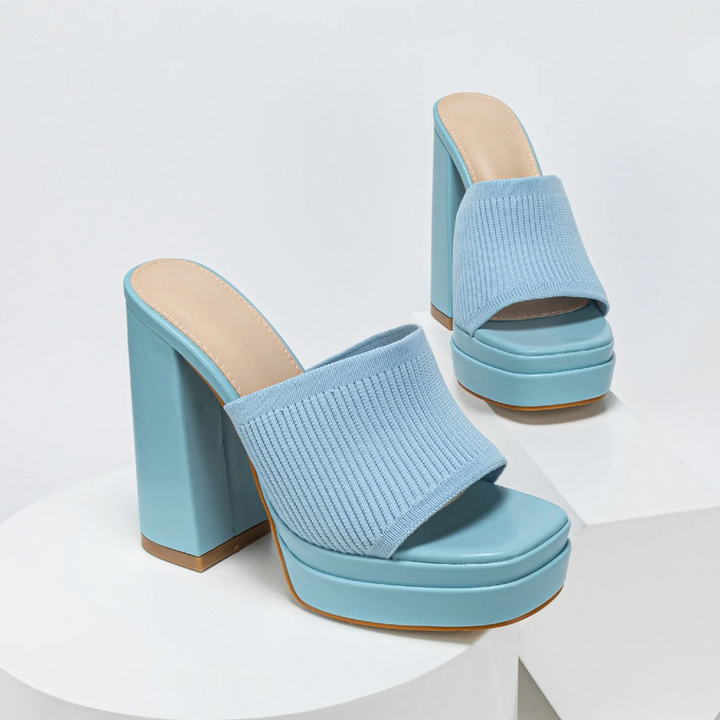 Sandalias cómodas ajustables con plataforma