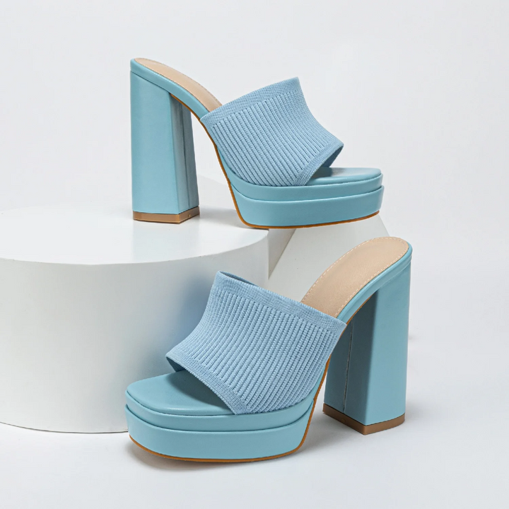 Sandalias cómodas ajustables con plataforma