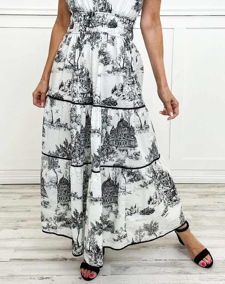 Vestido Maxi Clásico Toile