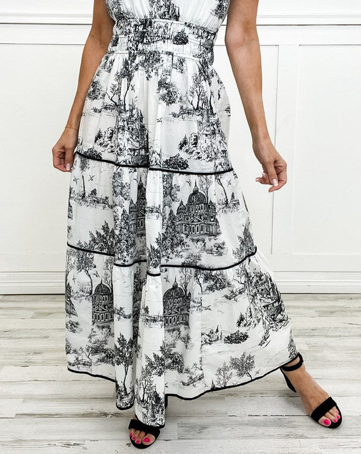 Vestido Maxi Clásico Toile