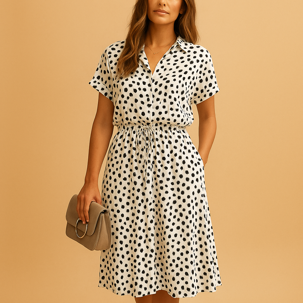 Vestidos de verano versátiles para mujer, midi, línea A, frescos, con escote en V