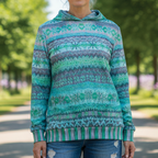 Printed Casual Hoodie