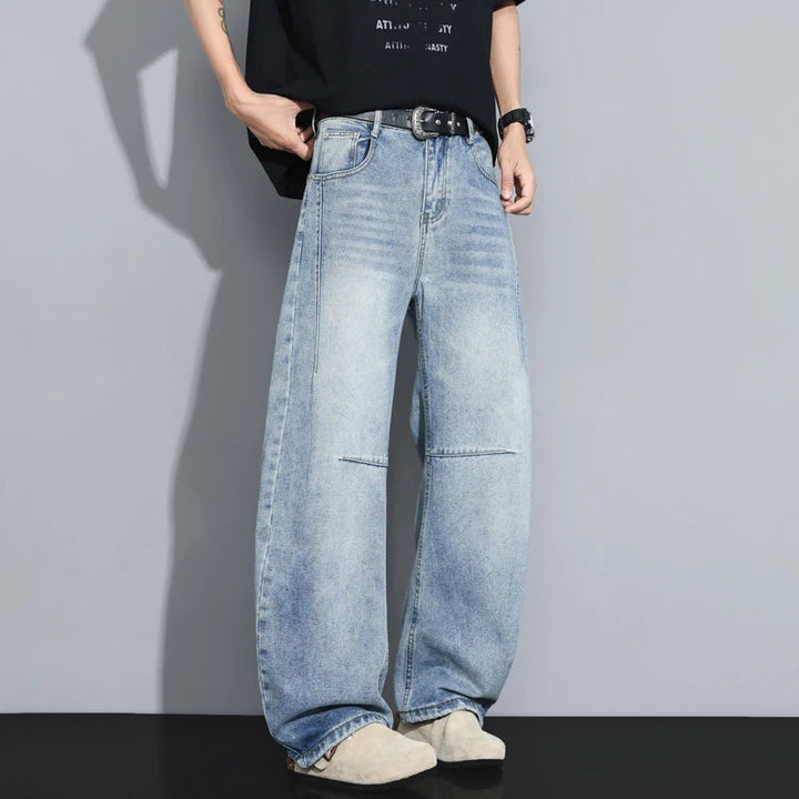 Men's Modern Loose Wide Leisure Baggy Jeans