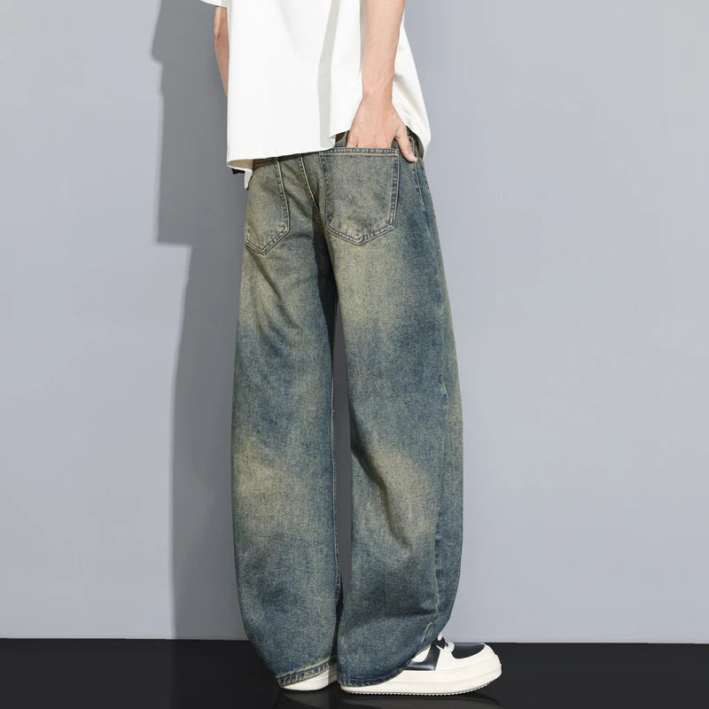 Men's Modern Loose Wide Leisure Baggy Jeans