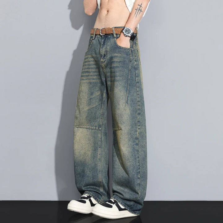 Men's Modern Loose Wide Leisure Baggy Jeans