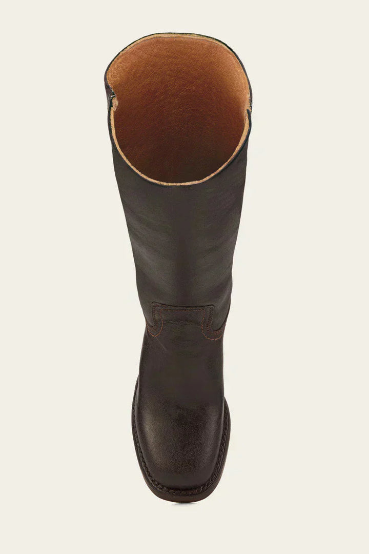 Slim Fit Structured Knee Boots