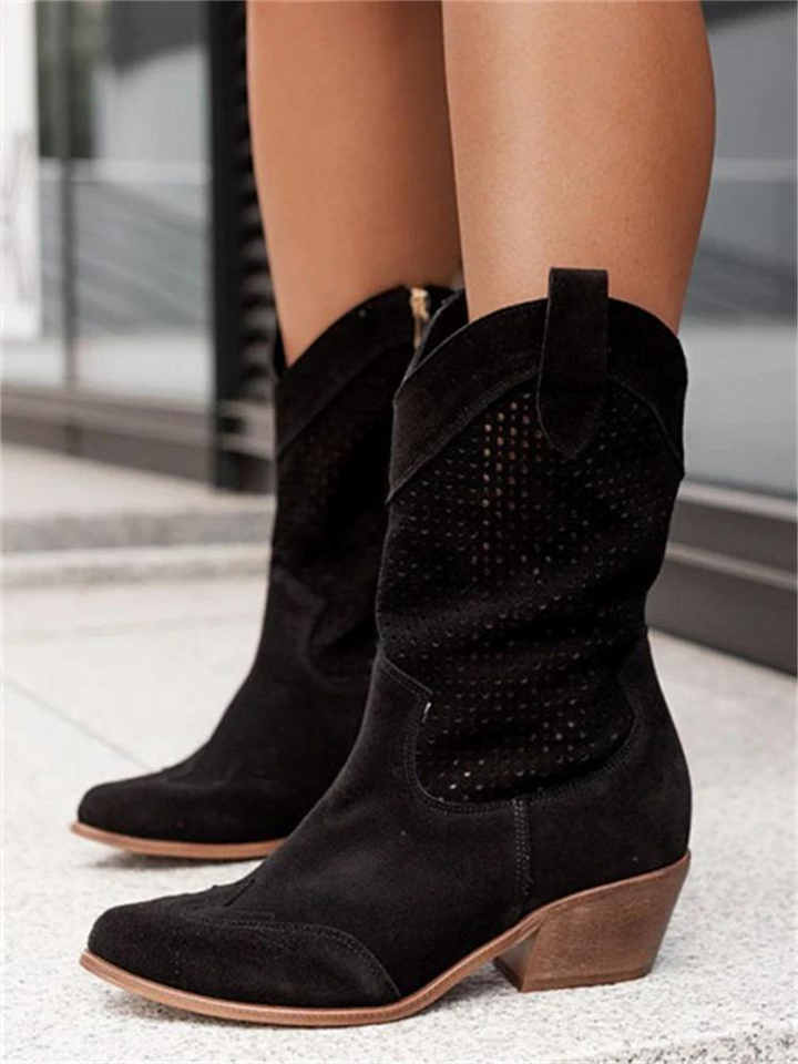 Wysokie zimowe buty damskie