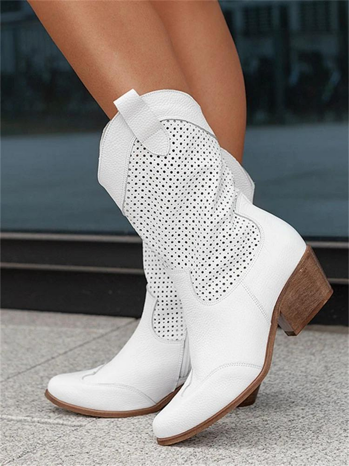 Wysokie zimowe buty damskie
