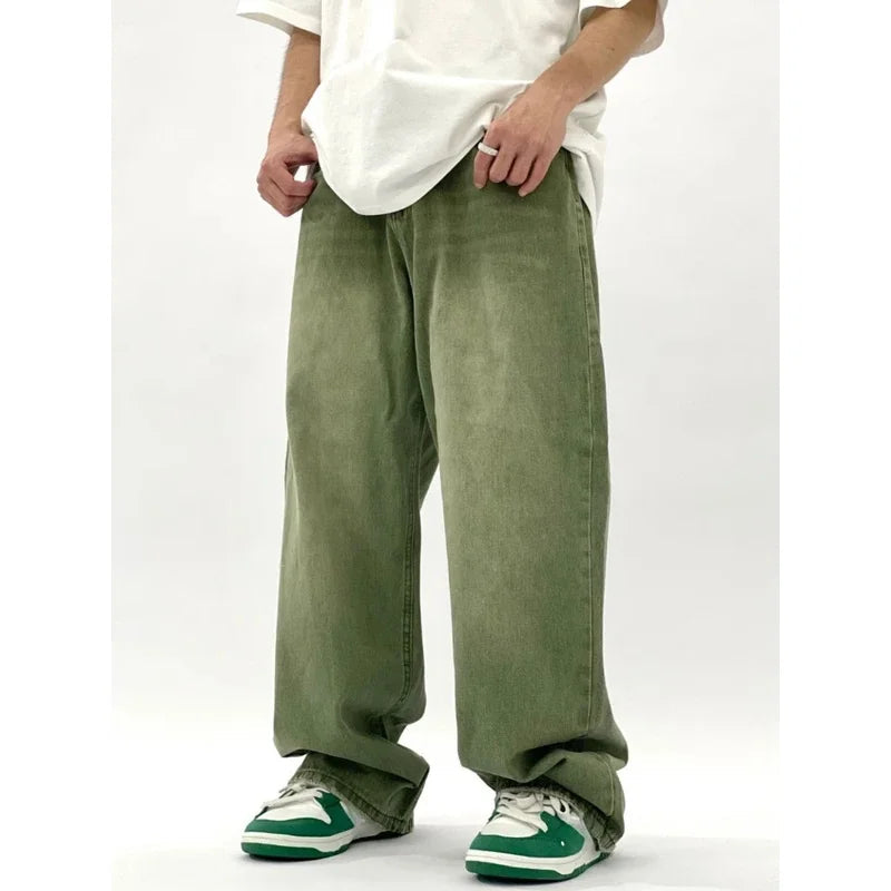 Relaxed Streetwear Casual Baggy Jeans for Men