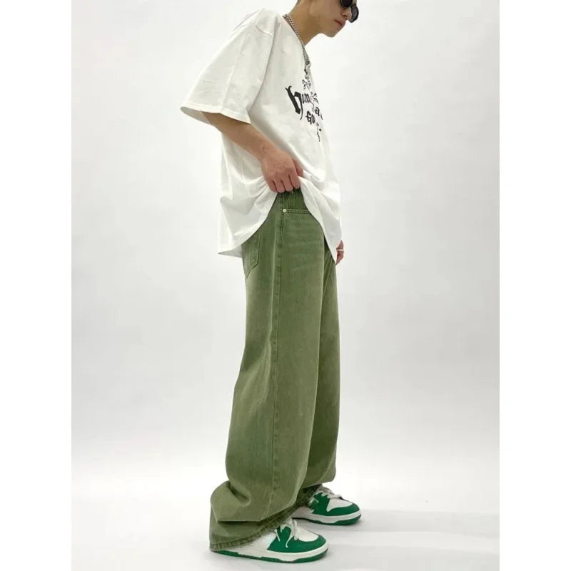 Relaxed Streetwear Casual Baggy Jeans for Men