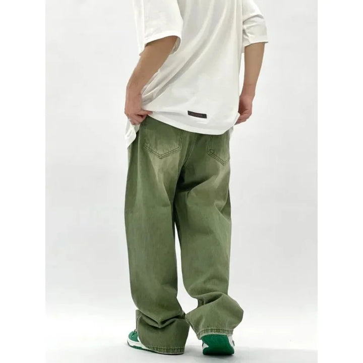 Relaxed Streetwear Casual Baggy Jeans for Men