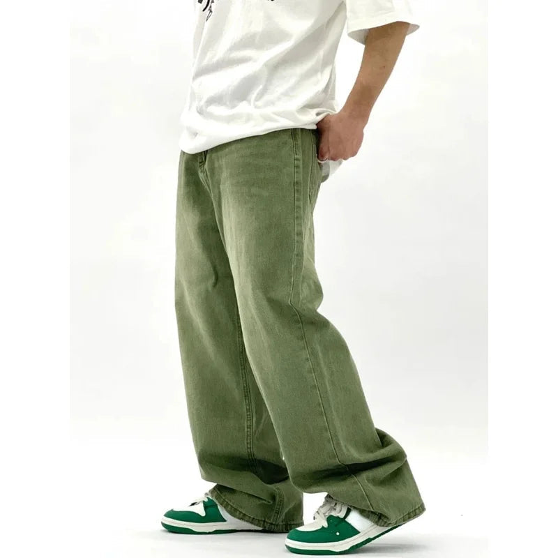 Relaxed Streetwear Casual Baggy Jeans for Men
