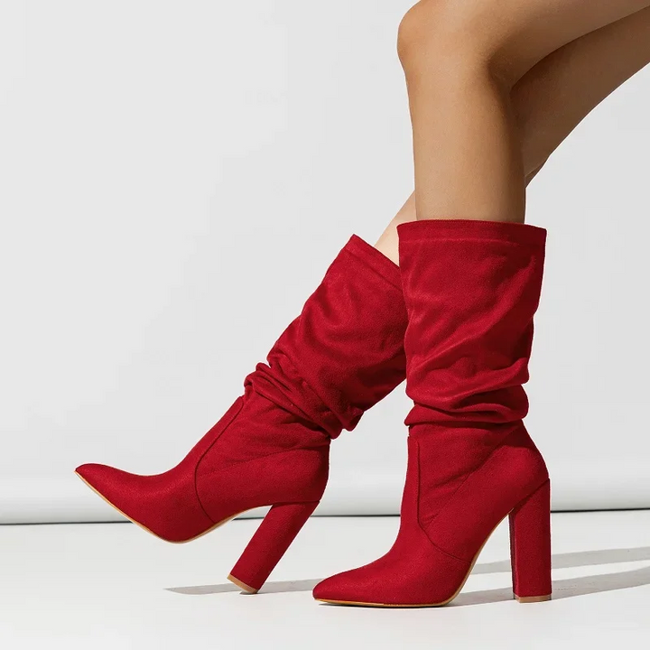 Botas altas estilo holgado