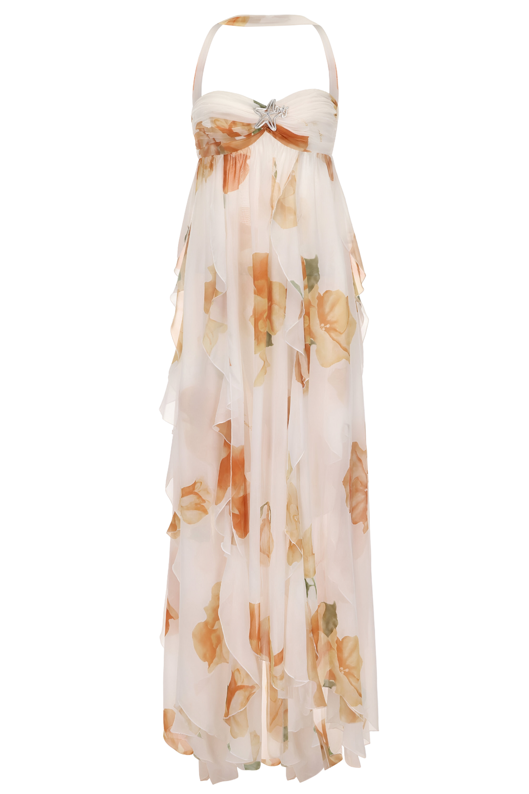 Elegant Halter Maxi Dress