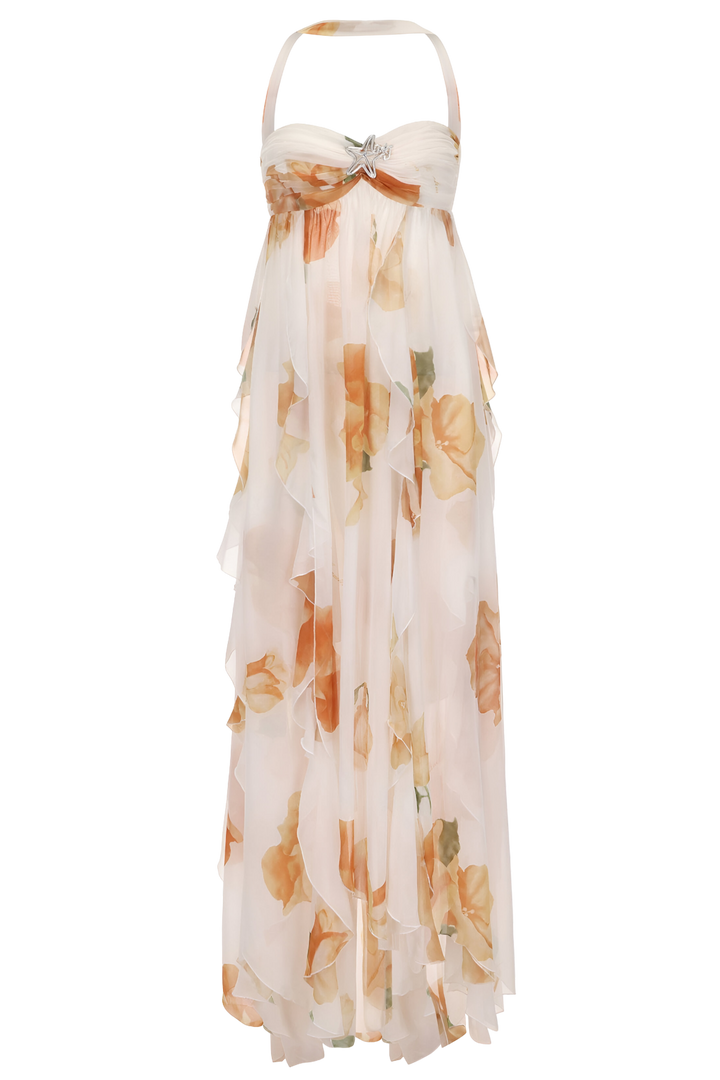 Elegant Halter Maxi Dress
