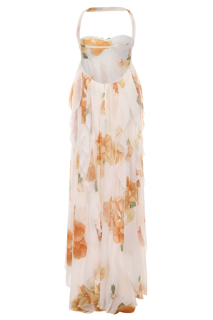 Elegant Halter Maxi Dress