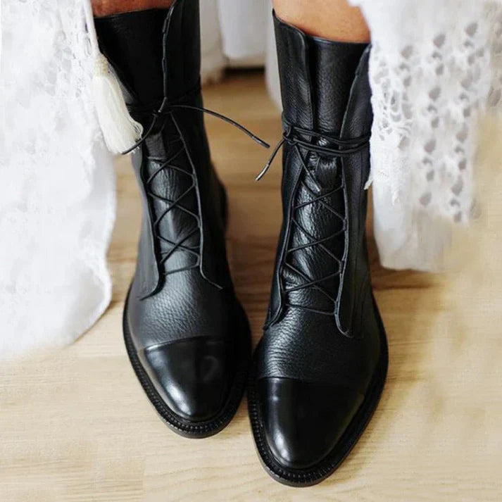 Vintage Inspired Comfort Boots