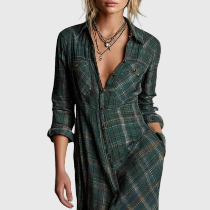 Elegancka sukienka maxi z drapowaniem