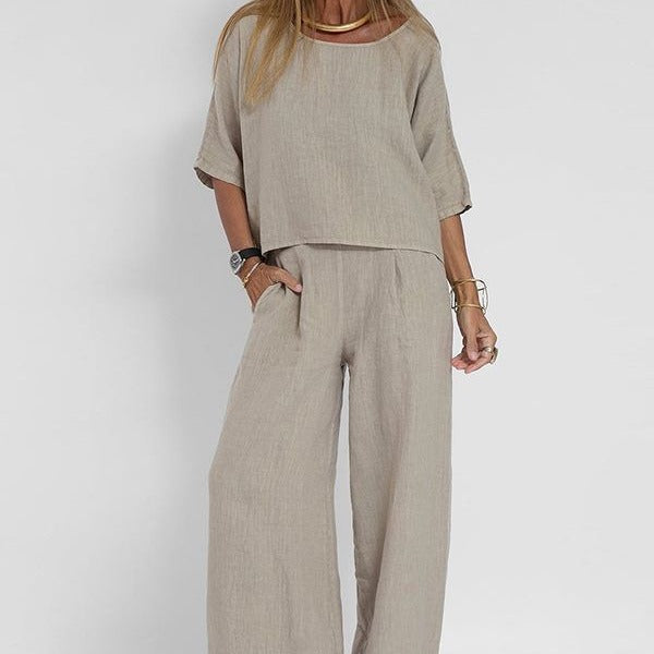 Relaxed-Fit Chic Matching Set