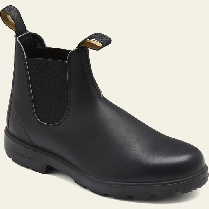 Men's Versatile Chelsea Ankle Pull-On Boots with Elastic Side Panels
