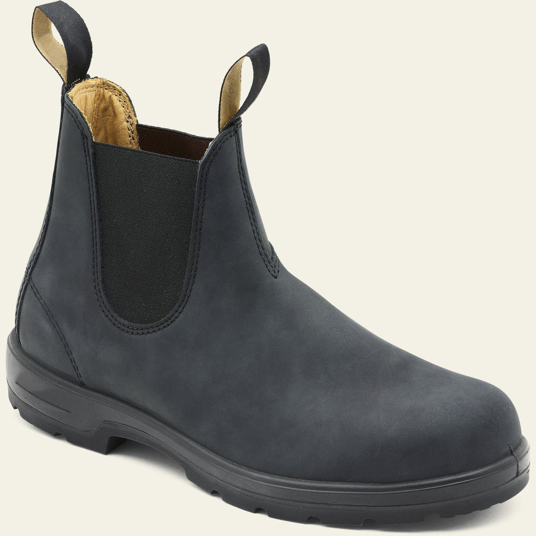 Casual Outdoor Leather Chelsea Boots with Pull Tab for Men