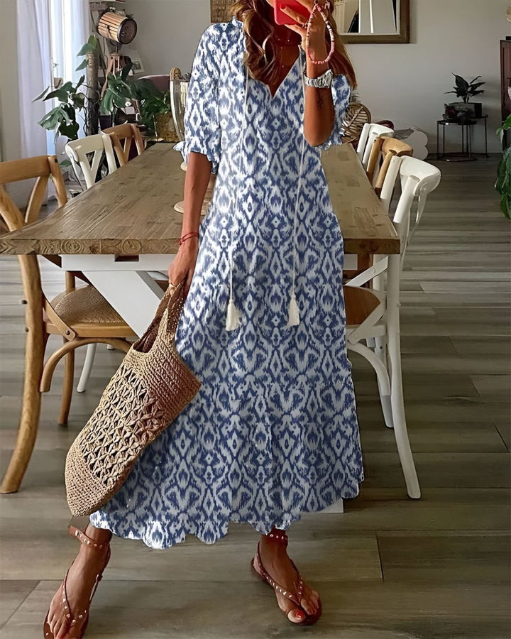 Vestido Bohemio Fluido para Cubrir