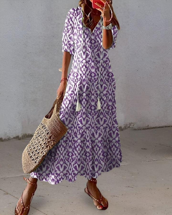 Vestido Bohemio Fluido para Cubrir