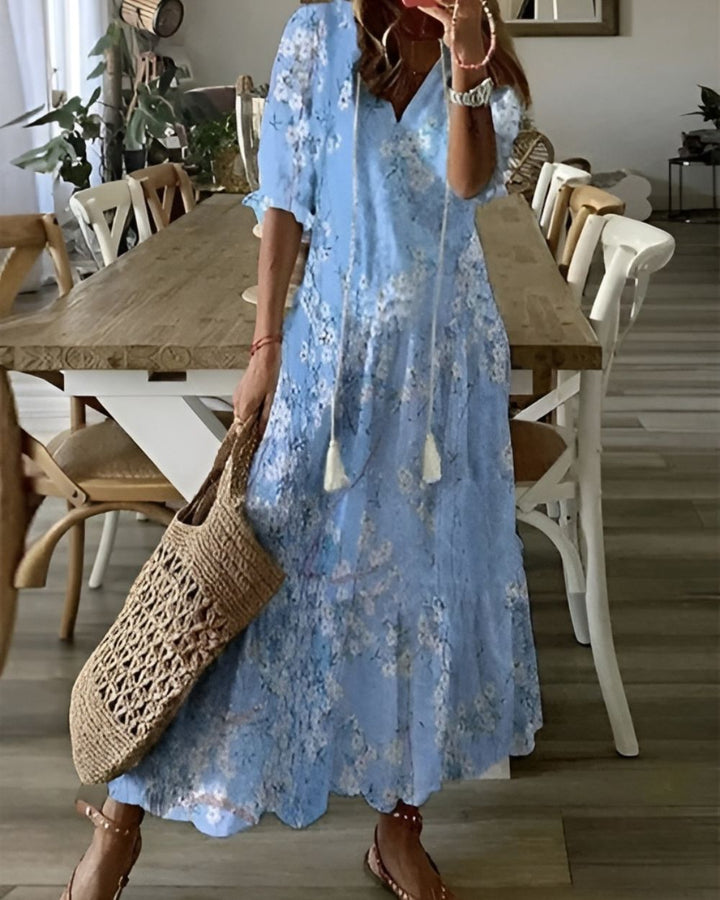 Vestido Bohemio Fluido para Cubrir